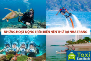 Những hoạt động trên biển nên thử tại Nha Trang